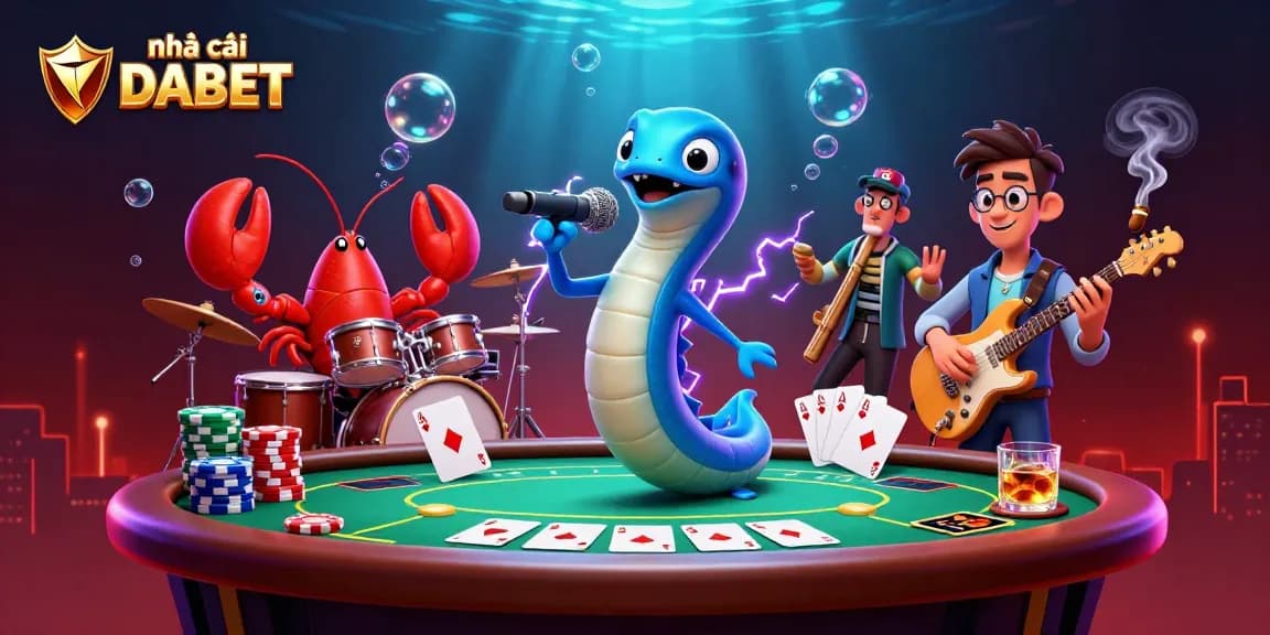 Experience thrilling casino action at nhà cái DABET with an underwater party of playing characters!