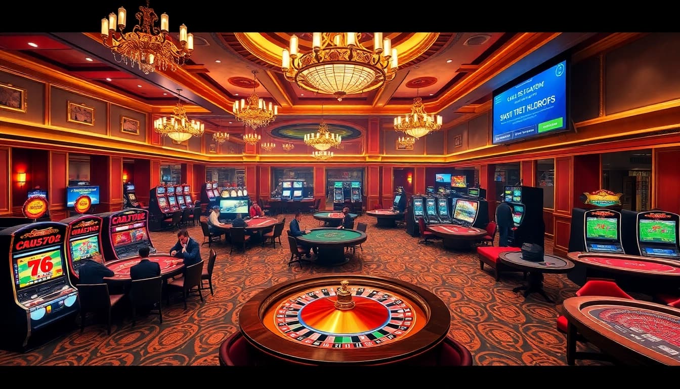 Alo789 players engaging at an exciting casino table, highlighting vibrant gameplay and high-stakes action.