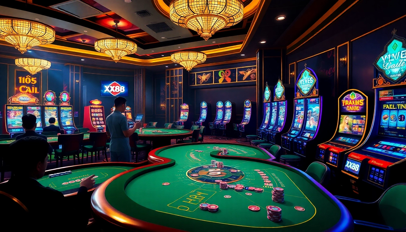 Experience excitement at nhà cái xx88 with vibrant casino games and online betting excitement.