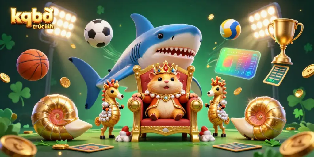 Experience the thrill of kqbđ trưc tuyến with dynamic sports action and a regal hamster king.
