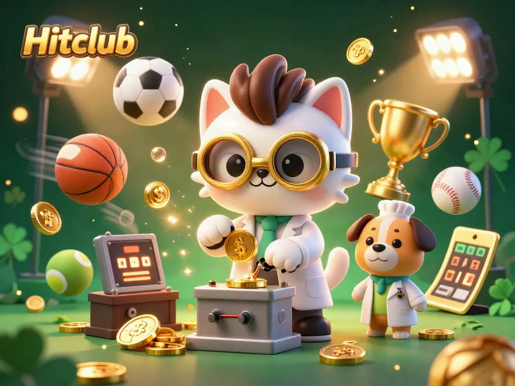 Experience thrilling gameplay at Hitclub with dynamic sports elements and a vibrant casino atmosphere.
