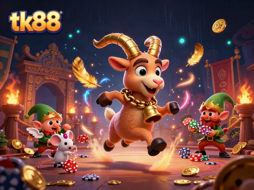 Experience thrilling wins with tk88 as Krampus and friends take over a festive casino.
