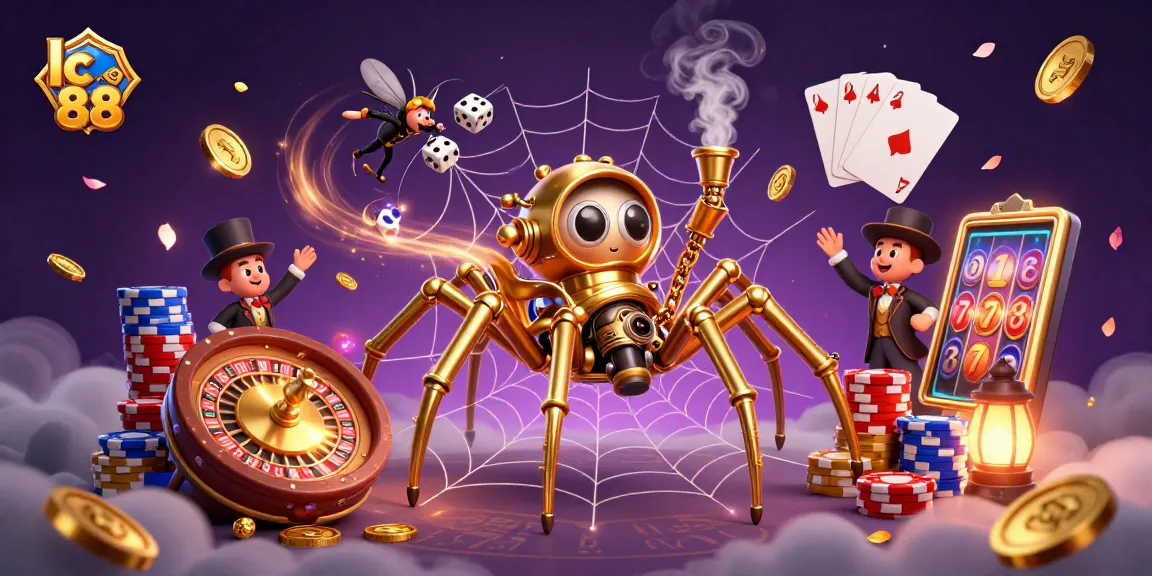 Experience thrilling moments at lc 88 with steampunk characters amidst vibrant casino elements.