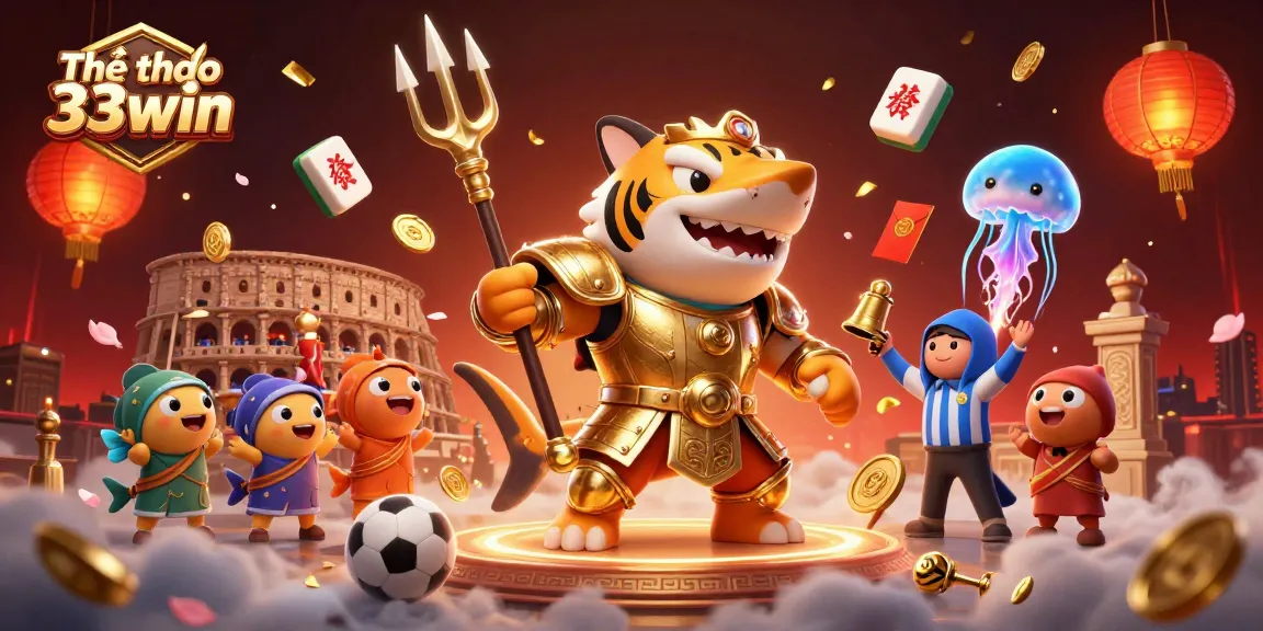 Bet on Thể thao 33win with exhilarating sports-themed visuals and vibrant elements.