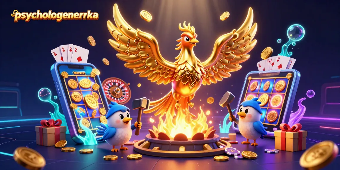 Ervaar psychologeneureka met een dynamische 3D-casino-illustratie vol actie en spanning.