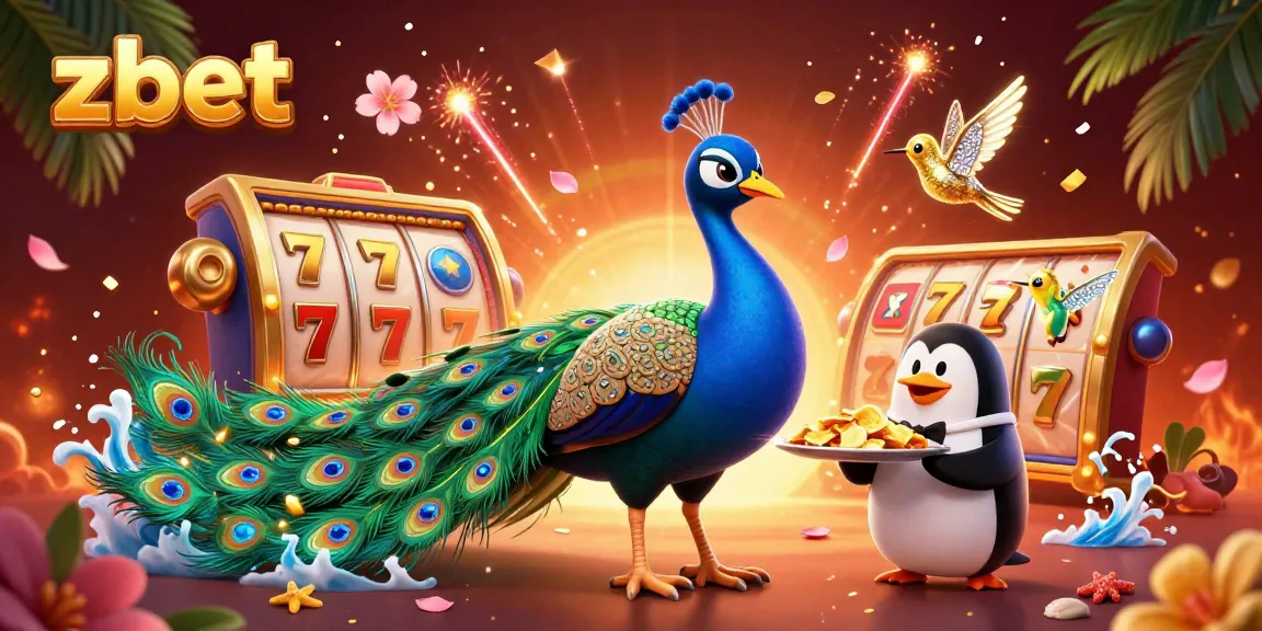 Engage with zbet's thrilling slot adventure featuring vibrant characters and rich casino elements.